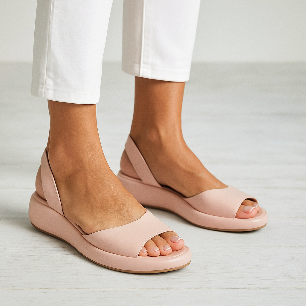 Ellie Women’s Sandals with Open Toe Design and Cushioned Footbed 2