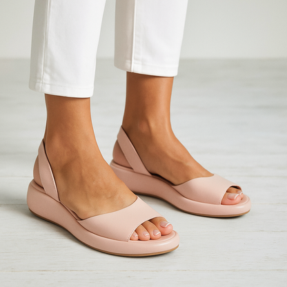 Ellie Women’s Sandals with Open Toe Design and Cushioned Footbed 2