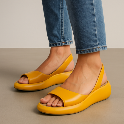 Ellie Women’s Sandals with Open Toe Design and Cushioned Footbed 5