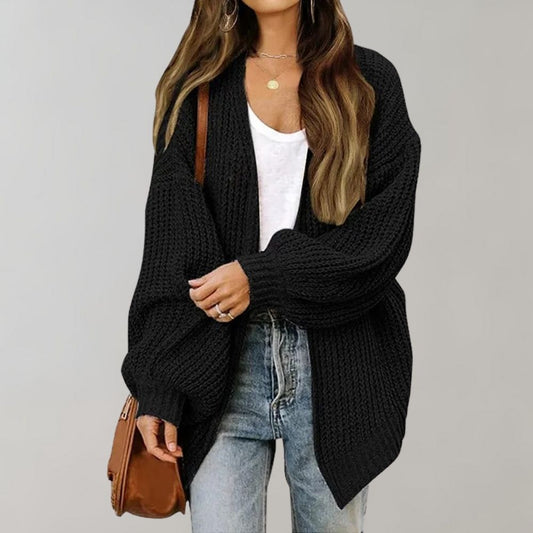 Elysia Women's Cardigan with Open Front and Soft Knit Design 0