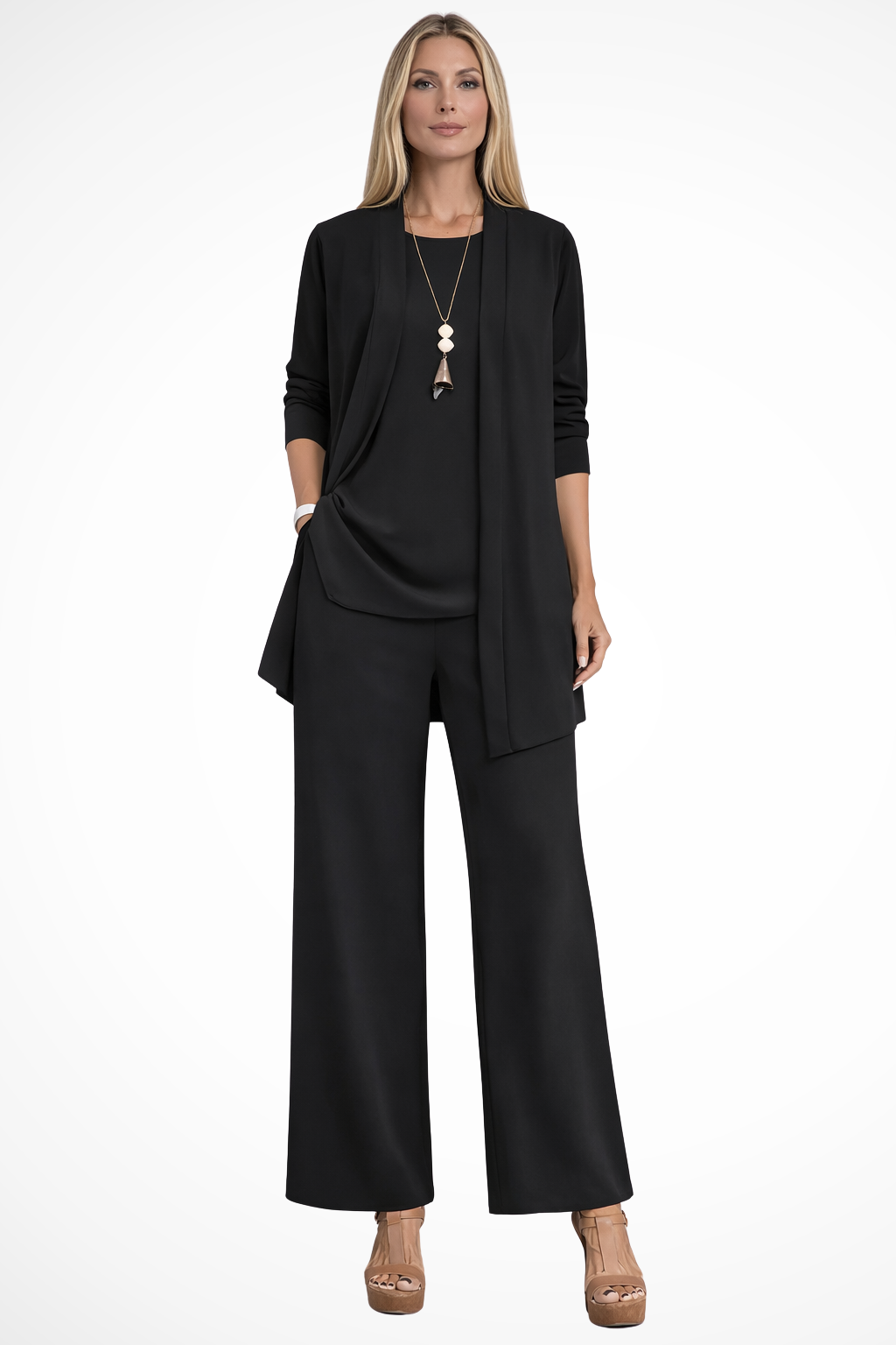 Elysia Women's Evening Pant Suits with Tailored Fit and Coordinated Design 2