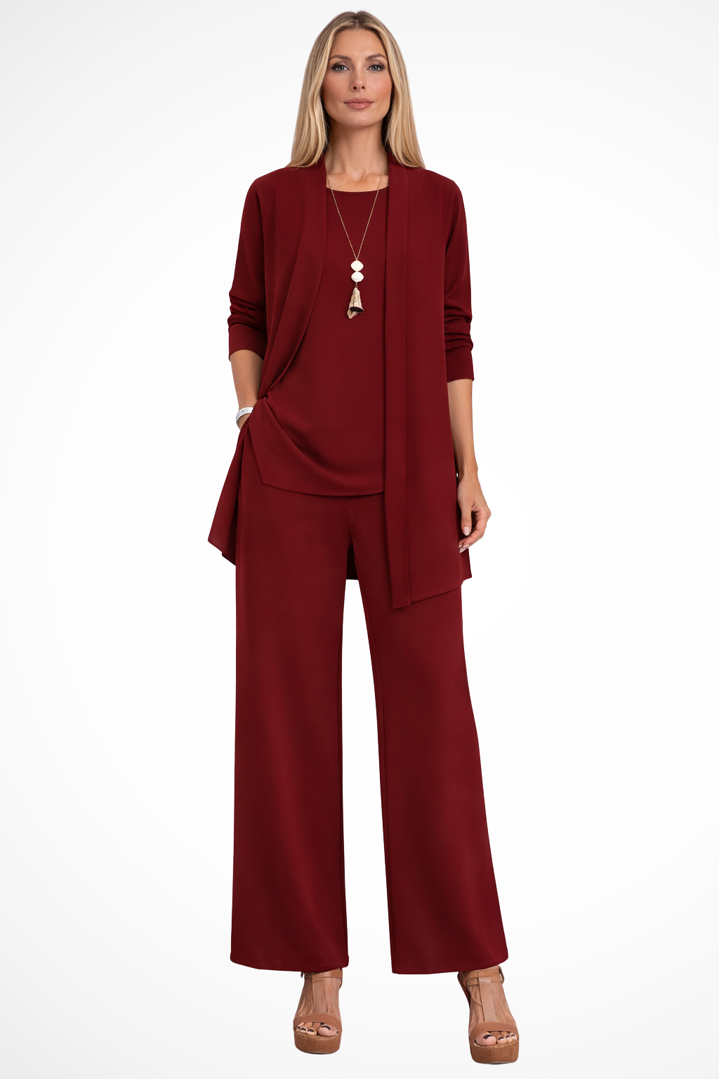 Elysia Women's Evening Pant Suits with Tailored Fit and Coordinated Design 4