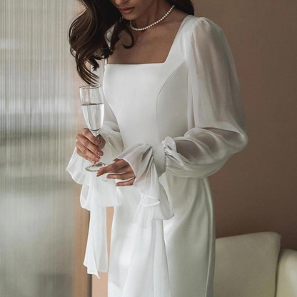 Elysia Women’s Maxi Dress with Off-the-Shoulder Neckline and Flowing Sleeves 4