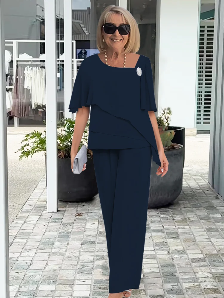 Elysia Women's Pant Suit with Two-Piece Coordinated Design and Flattering Fit 3