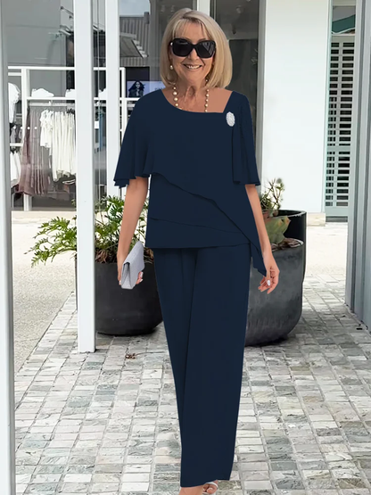 Elysia Women's Pant Suit with Two-Piece Coordinated Design and Flattering Fit 3