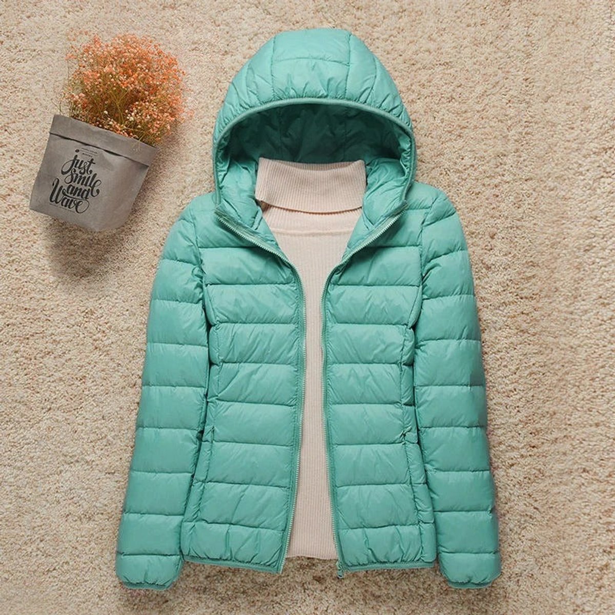 Elysia Women's Quilted Puffer Jacket | Lightweight, Packable Hooded Coat 9