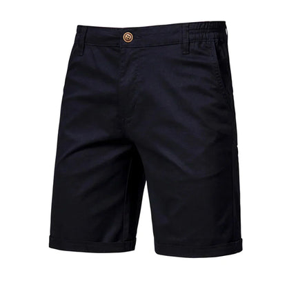 Emil Men's Chino Shorts with Button Placket and Side Pockets for Casual Summer Style 1