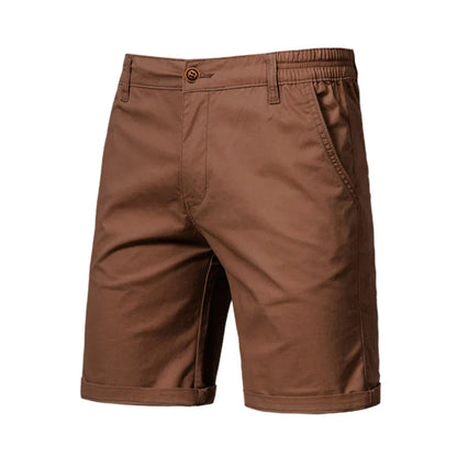 Emil Men's Chino Shorts with Button Placket and Side Pockets for Casual Summer Style 4