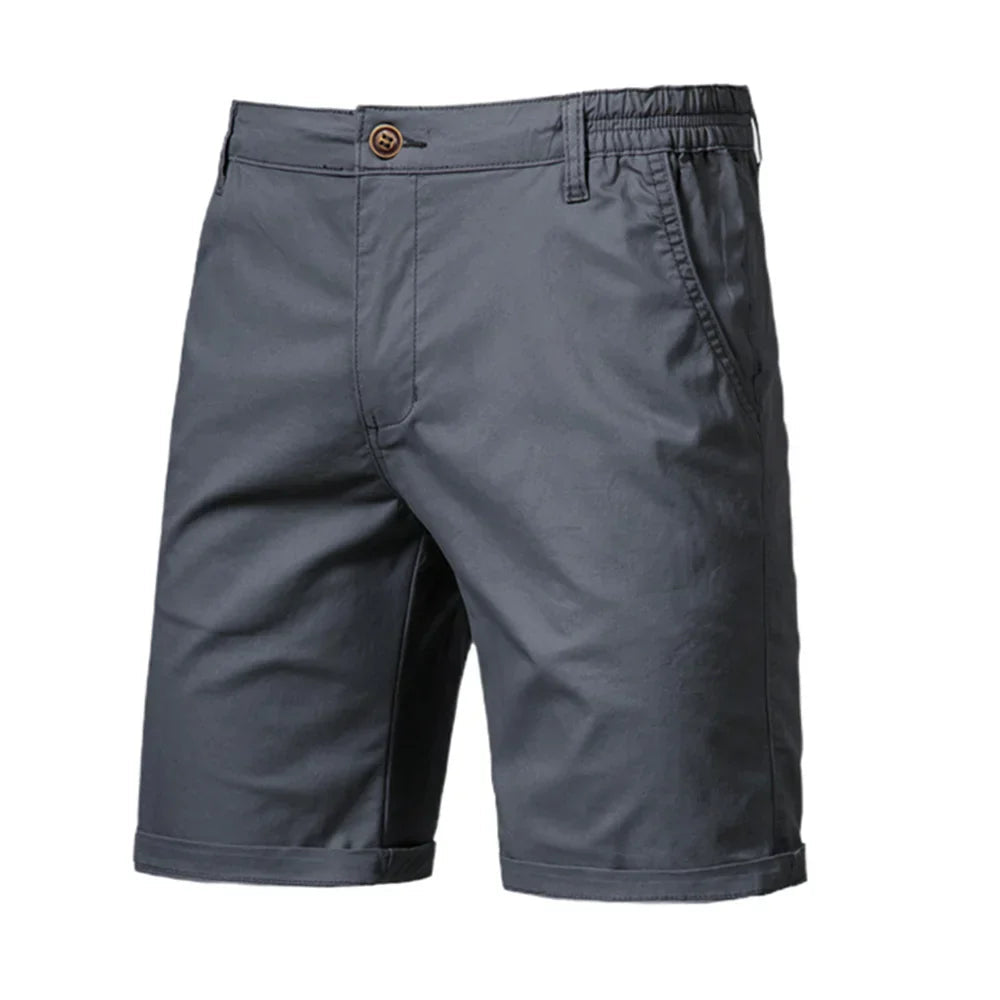 Emil Men's Chino Shorts with Button Placket and Side Pockets for Casual Summer Style 5