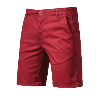 Emil Men's Chino Shorts with Button Placket and Side Pockets for Casual Summer Style 7