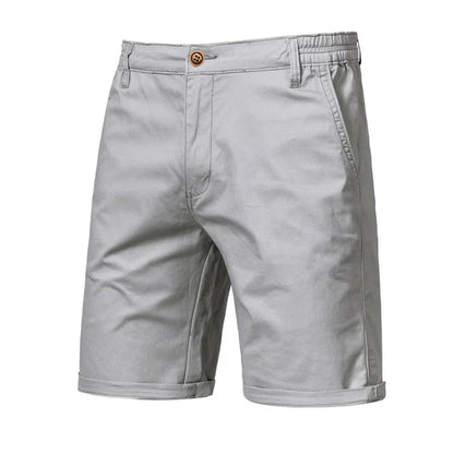 Emil Men's Chino Shorts with Button Placket and Side Pockets for Casual Summer Style 9