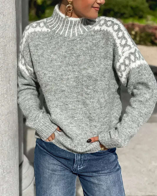 Emilia Women’s Sweater with Cozy Long Sleeves and Modern Silhouette 0