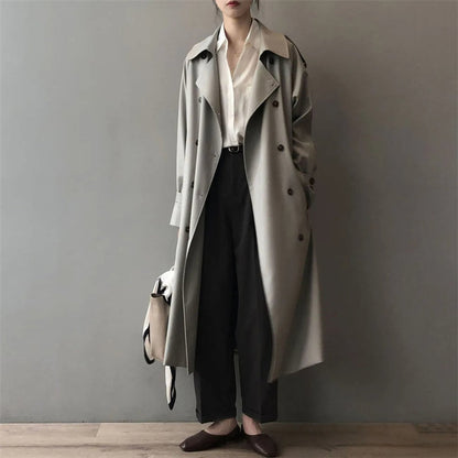Evelyn Women's Trench Coat | Water-Repellent, Double-Breasted Design 0