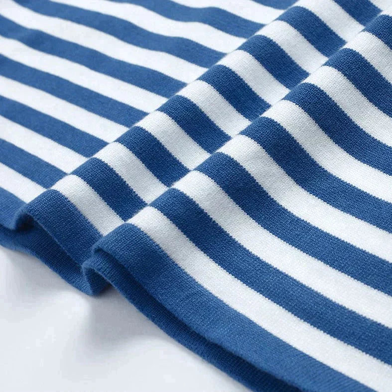Felicia Women’s Casual Shirt with Striped Long Sleeves 5