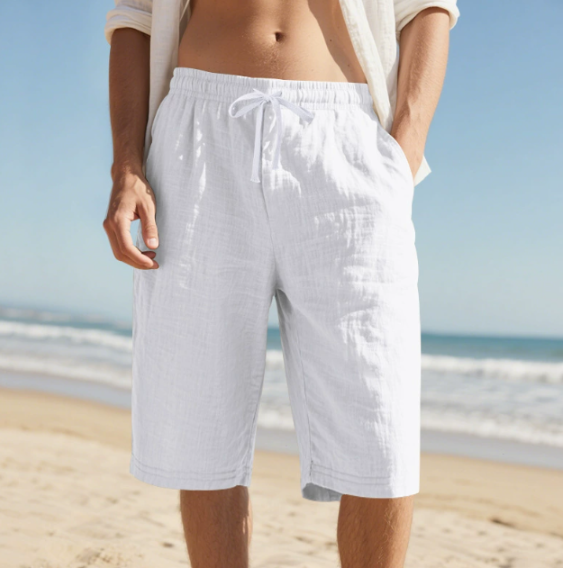 Florian Men’s Shorts with Adjustable Drawstring and Side Pockets 0