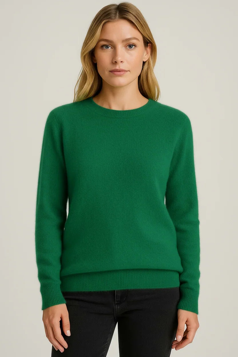 Freya Women’s Sweater featuring a classic crewneck style, designed with elegance and comfort, perfect for casual or formal occasions. 2