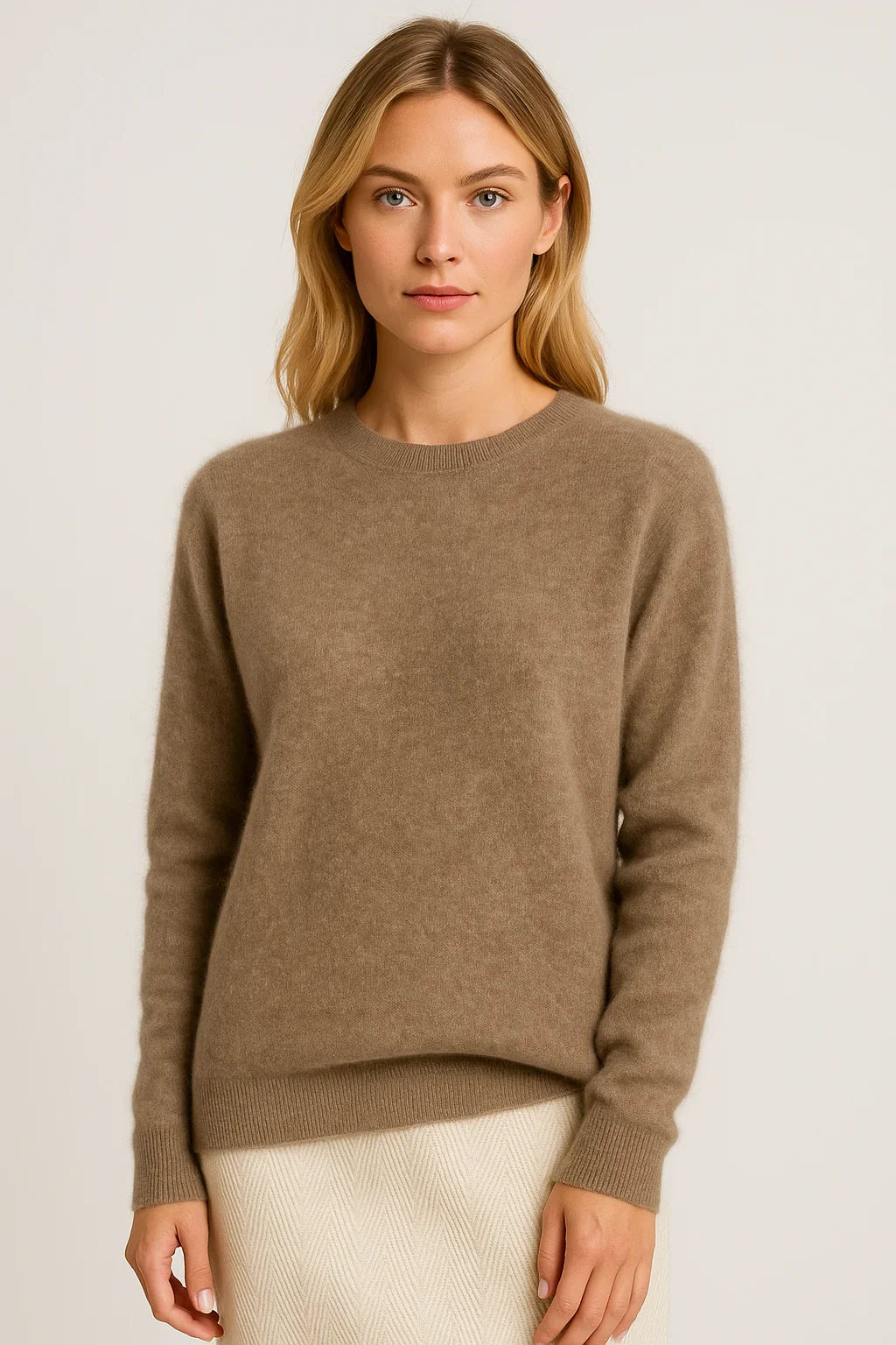 Freya Women’s Sweater featuring a classic crewneck style, designed with elegance and comfort, perfect for casual or formal occasions. 6