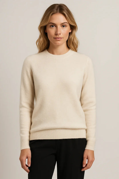 Freya Women’s Sweater featuring a classic crewneck style, designed with elegance and comfort, perfect for casual or formal occasions. 7