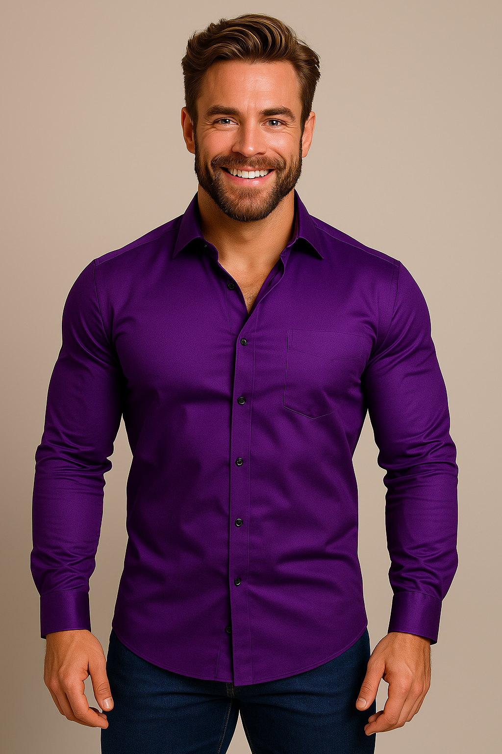 Gabe Men’s Shirt with Tailored Fit and Lightweight Breathable Design 17