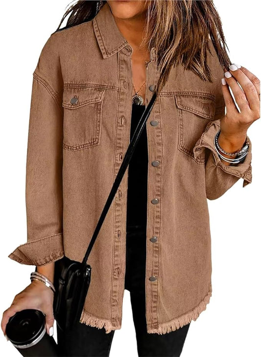 Gabriel Women's Denim Jacket | Classic Fit Durable Cotton 0