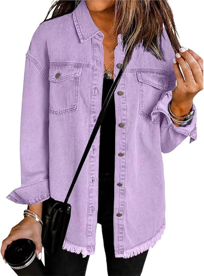 Gabriel Women's Denim Jacket | Classic Fit Durable Cotton 4