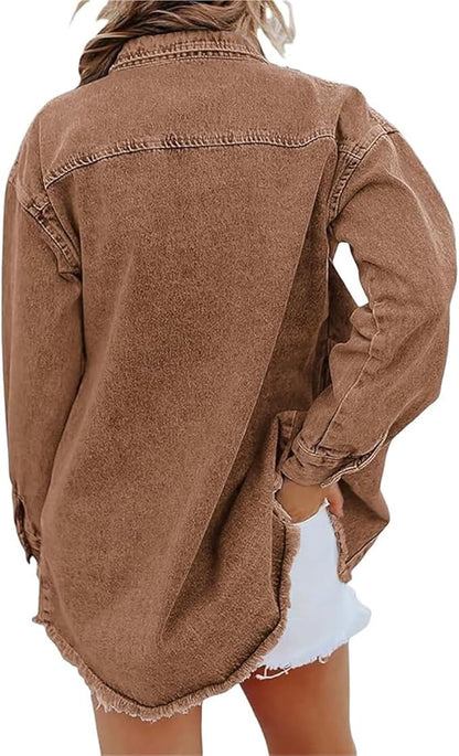 Gabriel Women's Denim Jacket | Classic Fit Durable Cotton 8