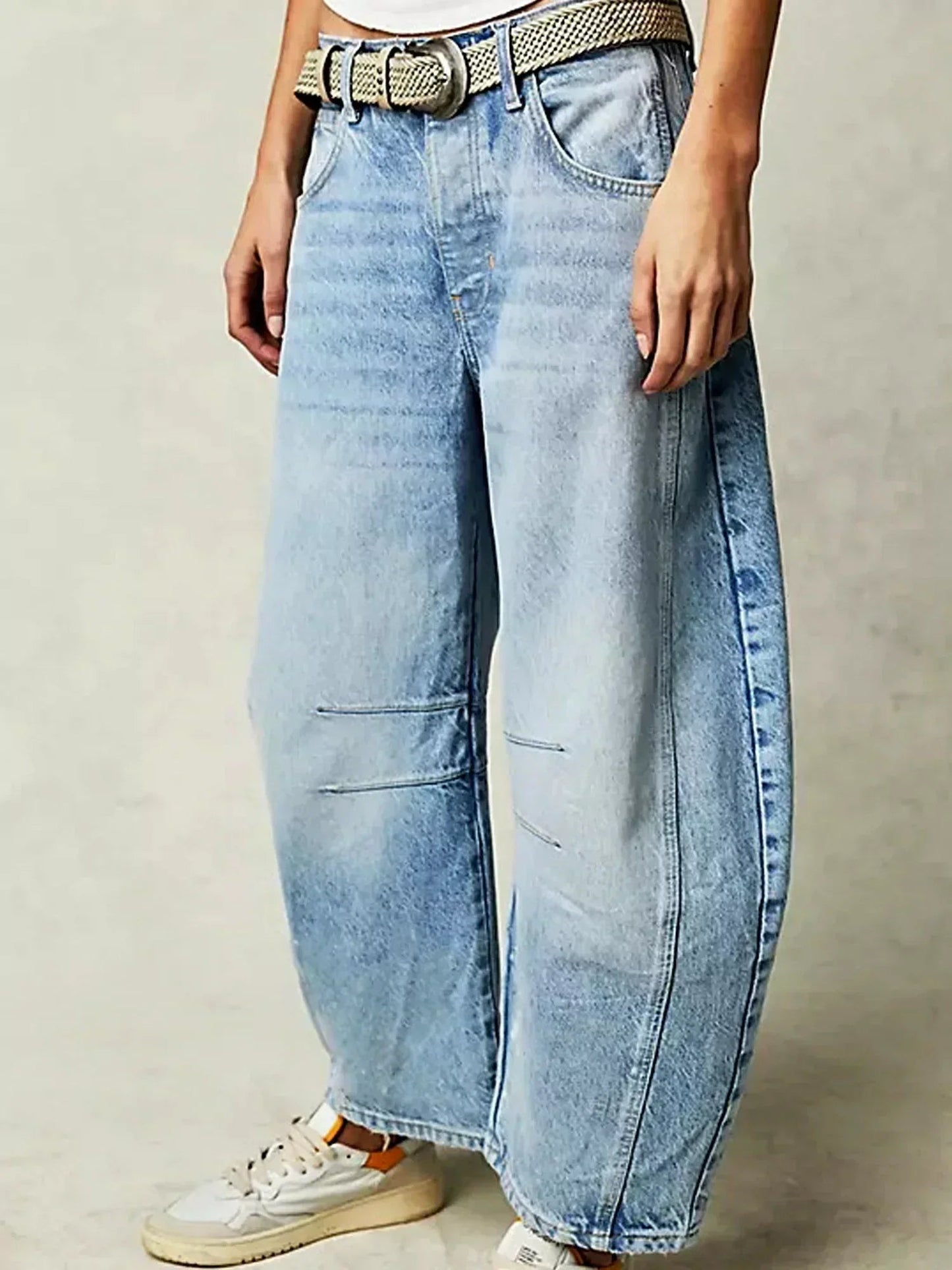 Gala Women’s Wide Leg Jeans with Unique Animal Print Design 10
