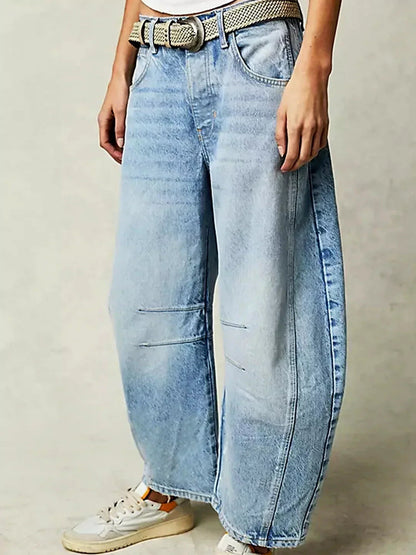 Gala Women’s Wide Leg Jeans with Unique Animal Print Design 10