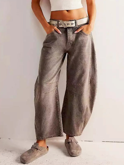 Gala Women’s Wide Leg Jeans with Unique Animal Print Design 11