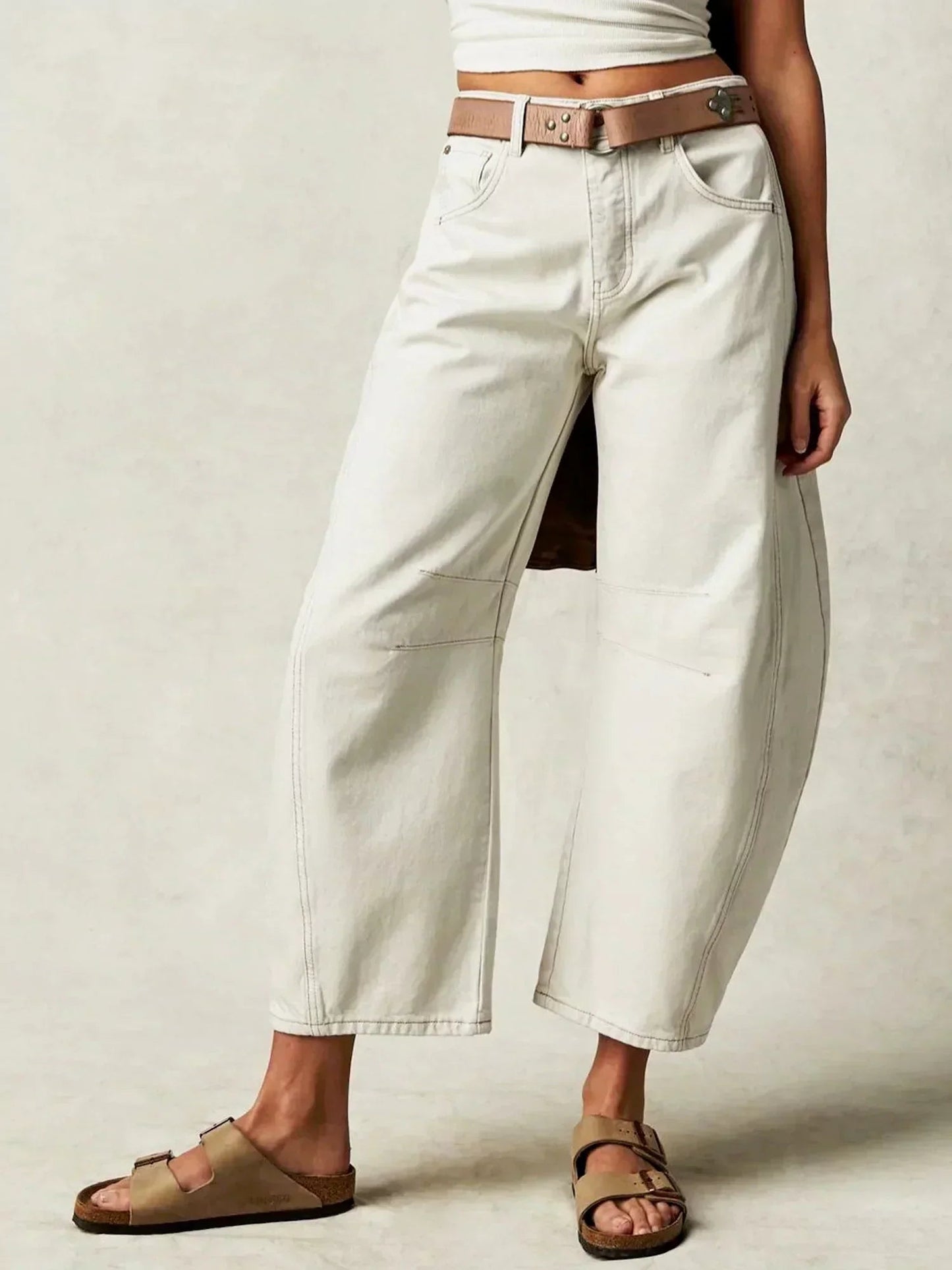 Gala Women’s Wide Leg Jeans with Unique Animal Print Design 12