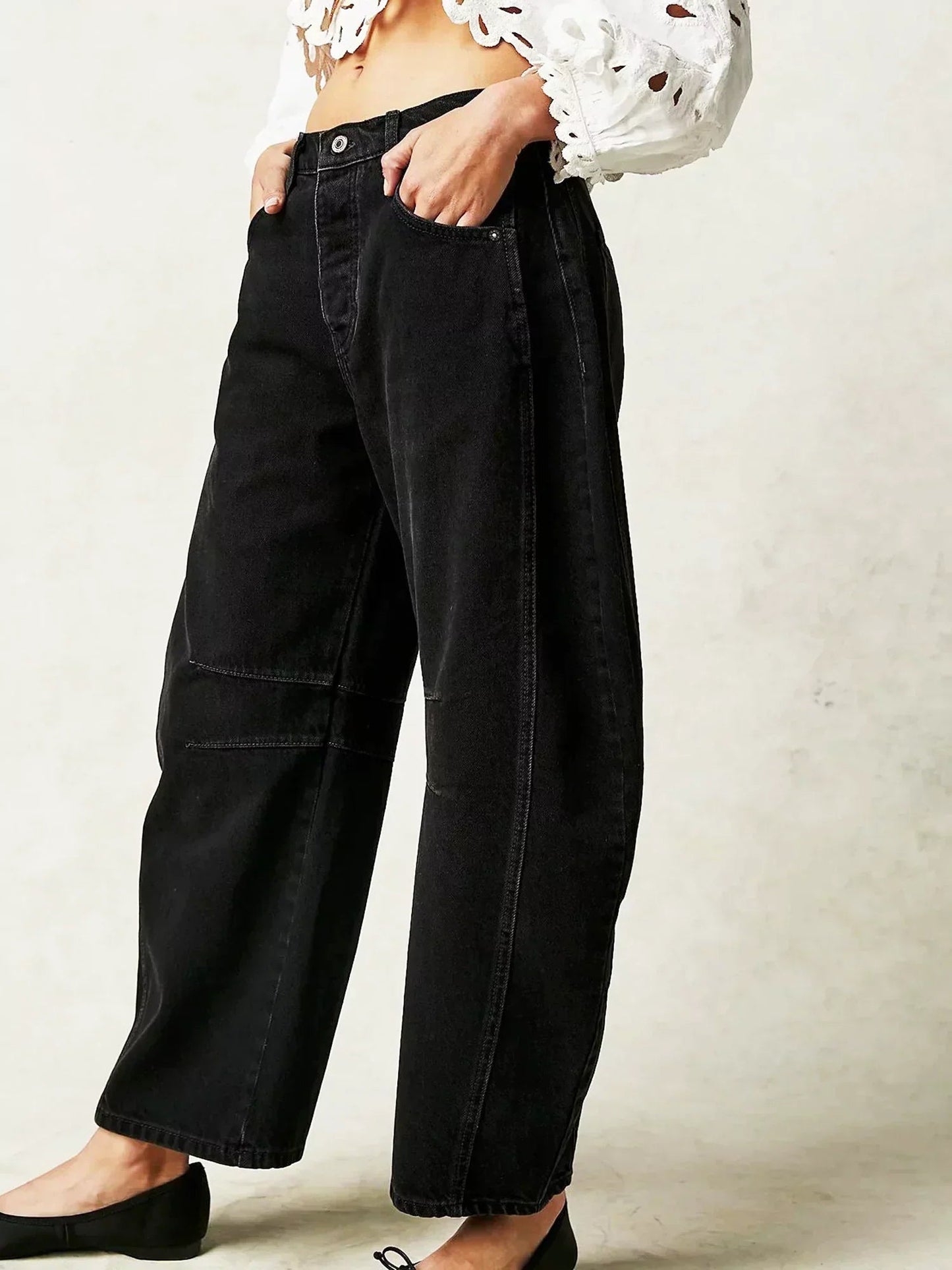 Gala Women’s Wide Leg Jeans with Unique Animal Print Design 9