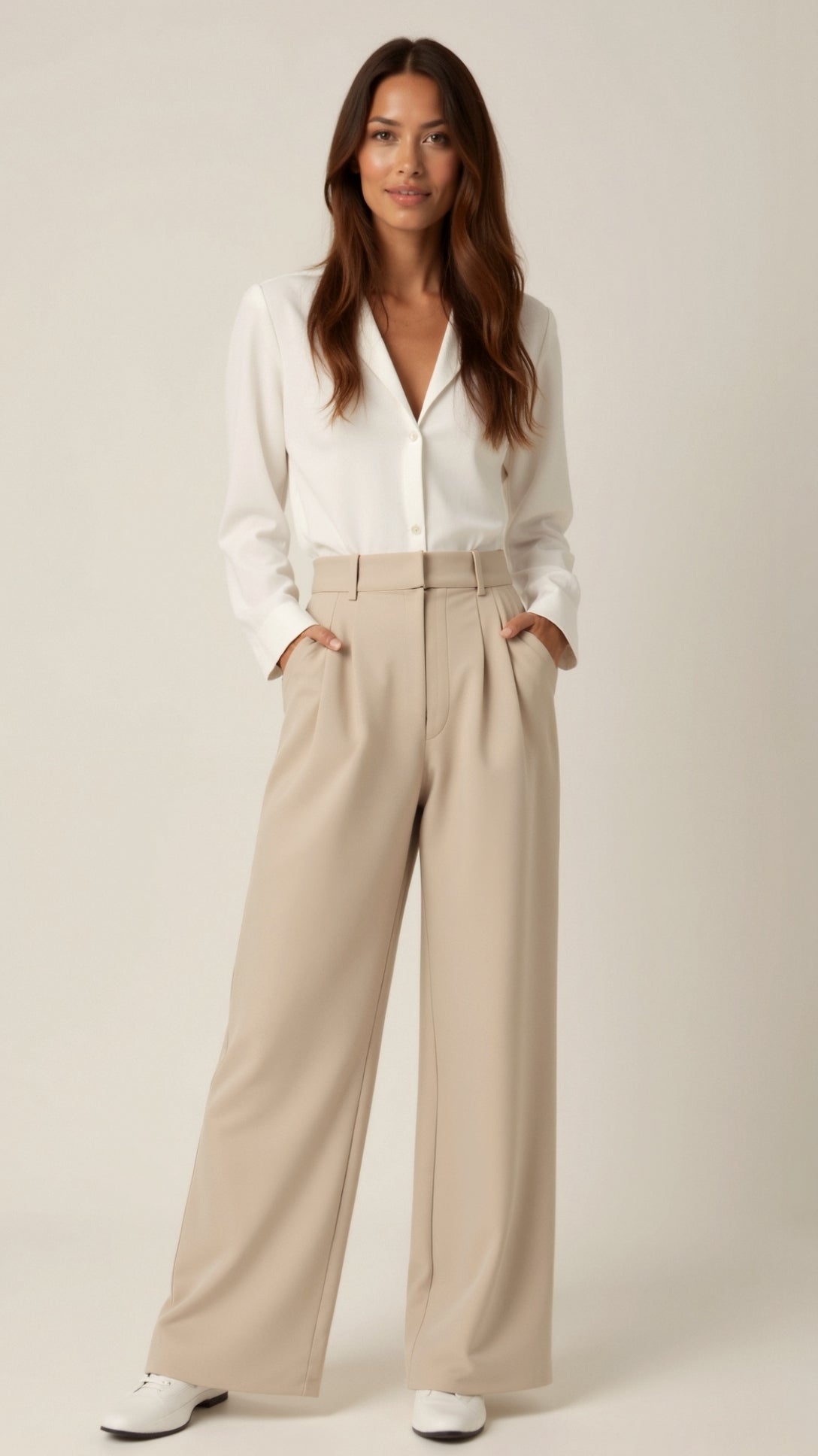 Gala Women’s Wide Leg Pants with High-Waisted Design and Lightweight Fabric 1