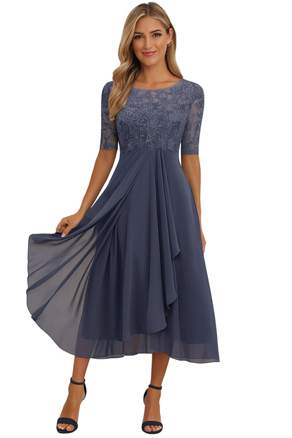 Gina Women’s Dress with A-Line Cut and Flowy Design for Summer Elegance 4