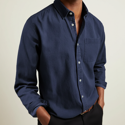 Gunnar Men's Shirt with Classic Button Front and Chest Pocket 0