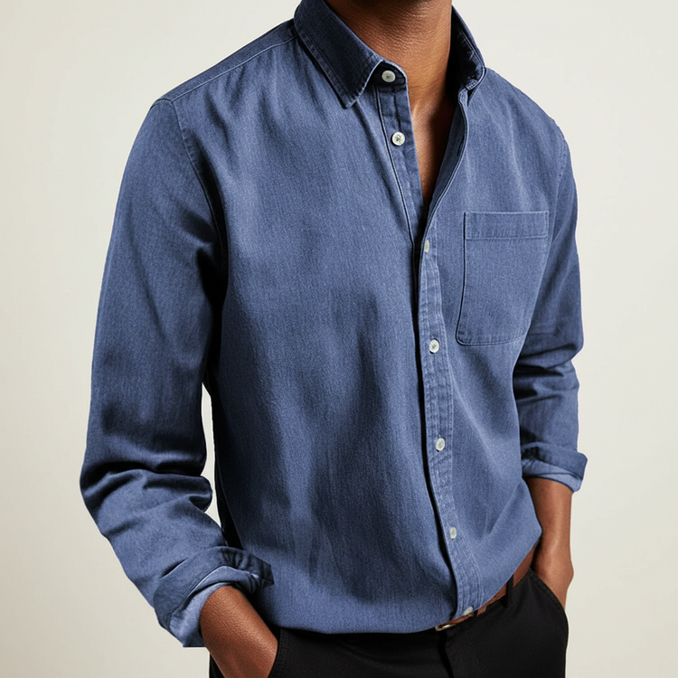 Gunnar Men's Shirt with Classic Button Front and Chest Pocket 2