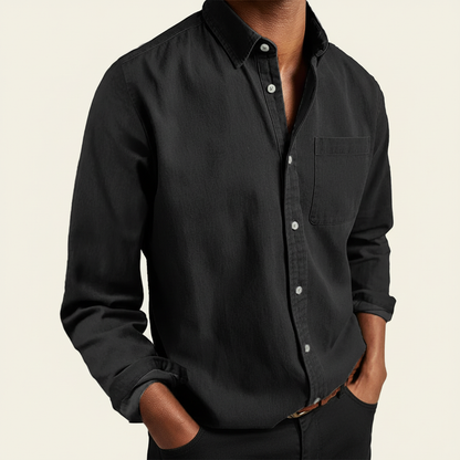 Gunnar Men's Shirt with Classic Button Front and Chest Pocket 4