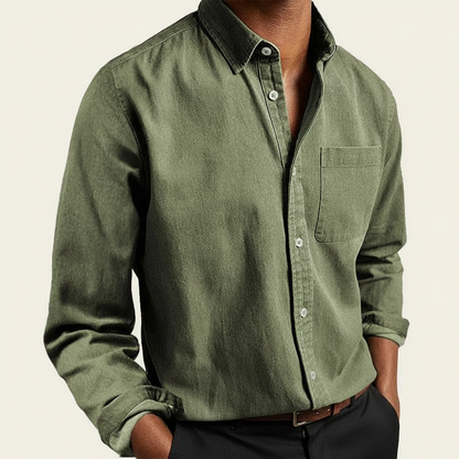 Gunnar Men's Shirt with Classic Button Front and Chest Pocket 5