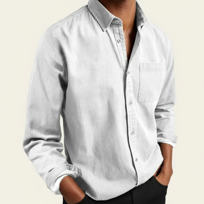 Gunnar Men's Shirt with Classic Button Front and Chest Pocket 6
