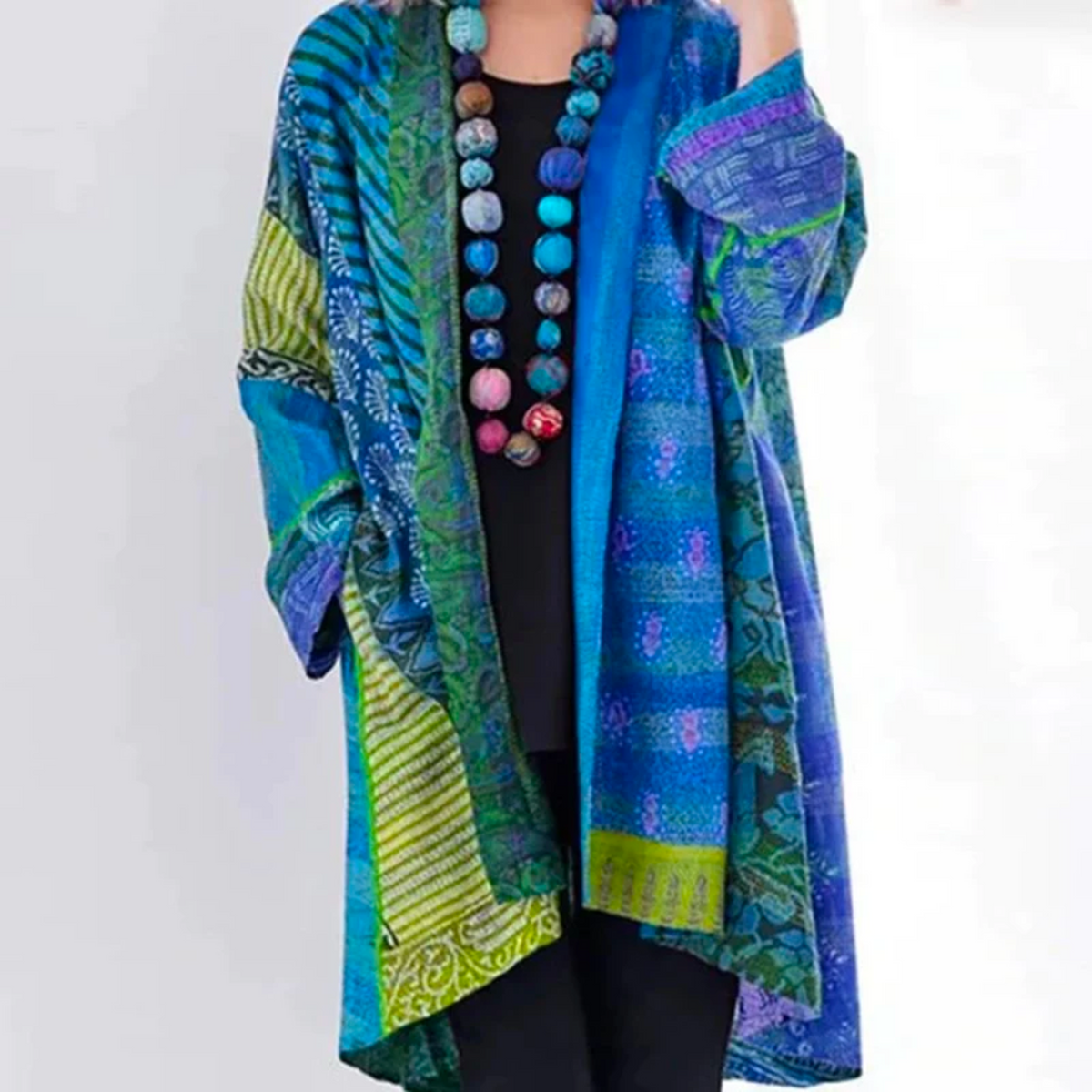 Hanna Women's Cardigan Sweater with Long Duster Cut and Loose Fit 0