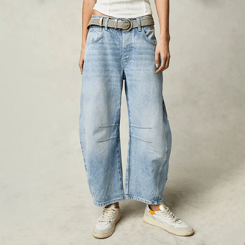 Hanna Women’s Wide Leg Jeans with High Waist and Loose Fit 5