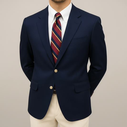 Hans Men’s Blazer with Slim Fit and Lightweight Design 0