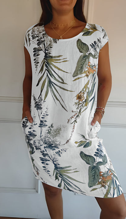 Harmony Women’s Dress with Round Neckline and Flattering Fit 0