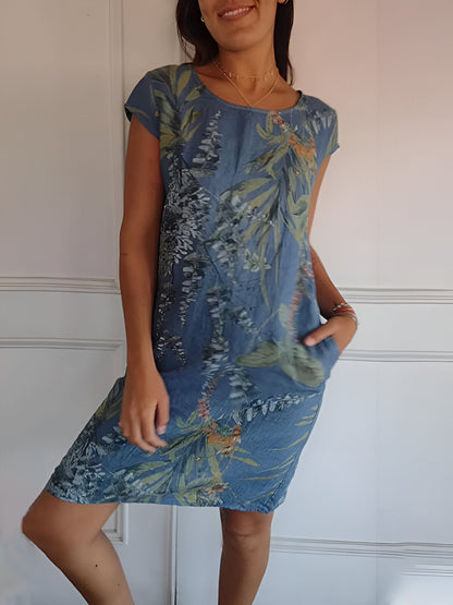 Harmony Women’s Dress with Round Neckline and Flattering Fit 1