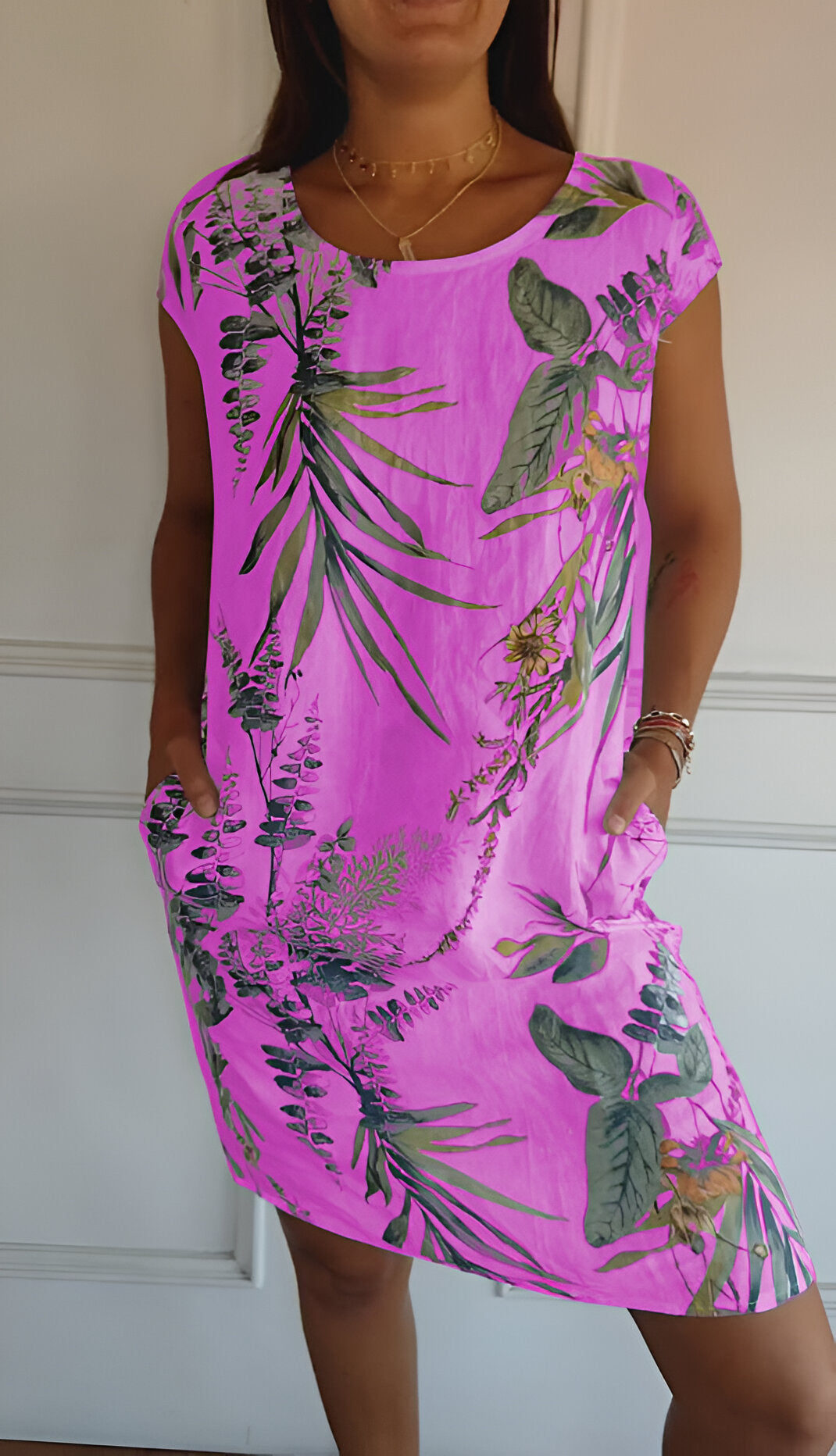 Harmony Women’s Dress with Round Neckline and Flattering Fit 5
