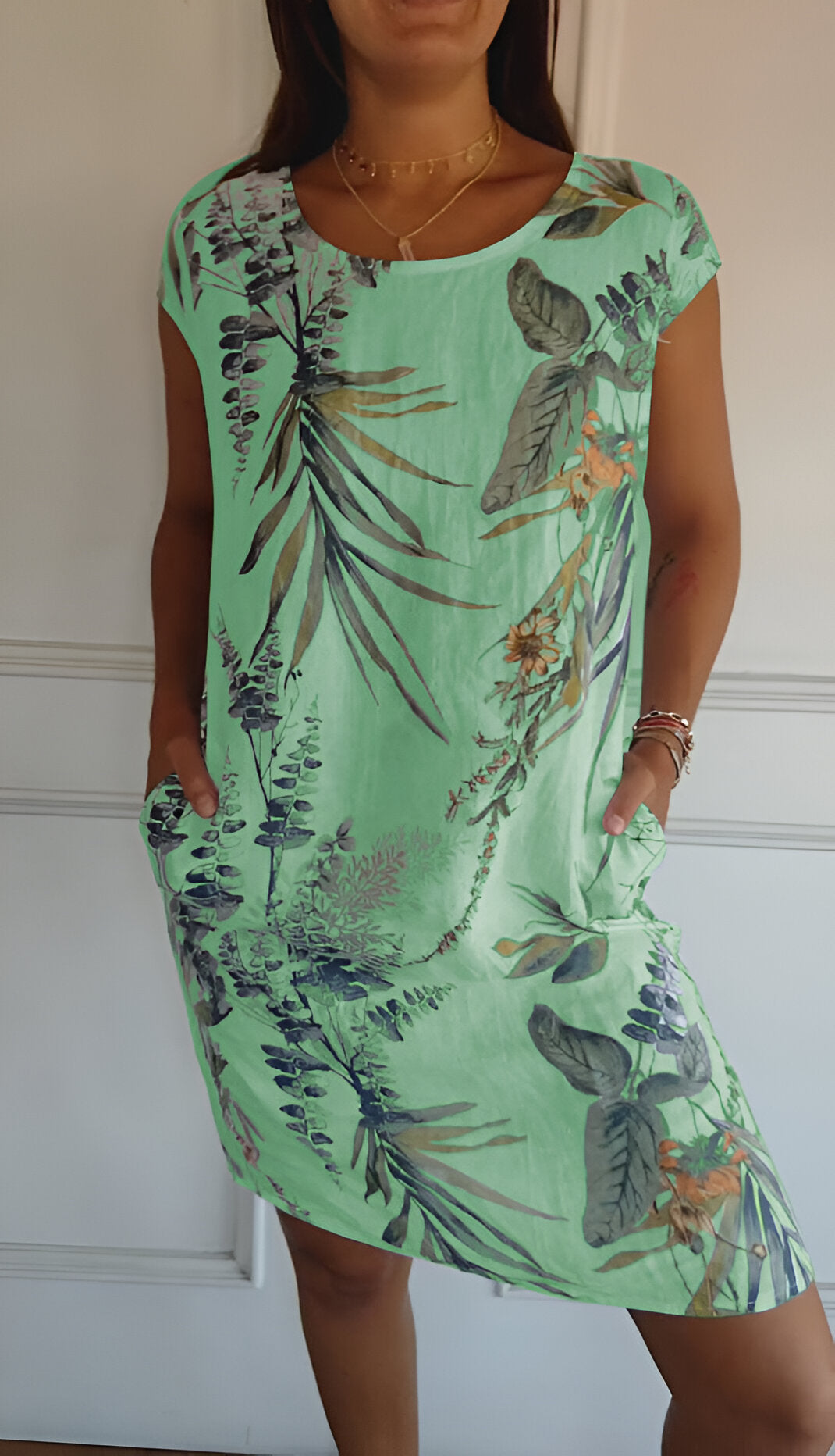 Harmony Women’s Dress with Round Neckline and Flattering Fit 6
