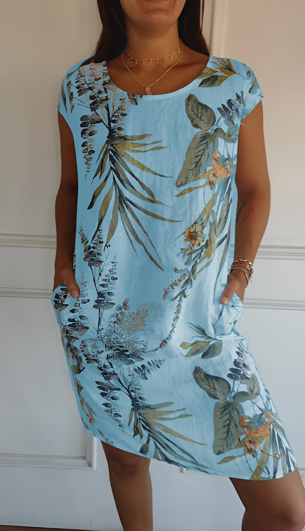 Harmony Women’s Dress with Round Neckline and Flattering Fit 7