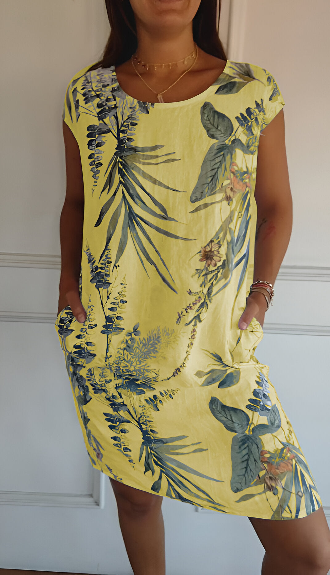 Harmony Women’s Dress with Round Neckline and Flattering Fit 8