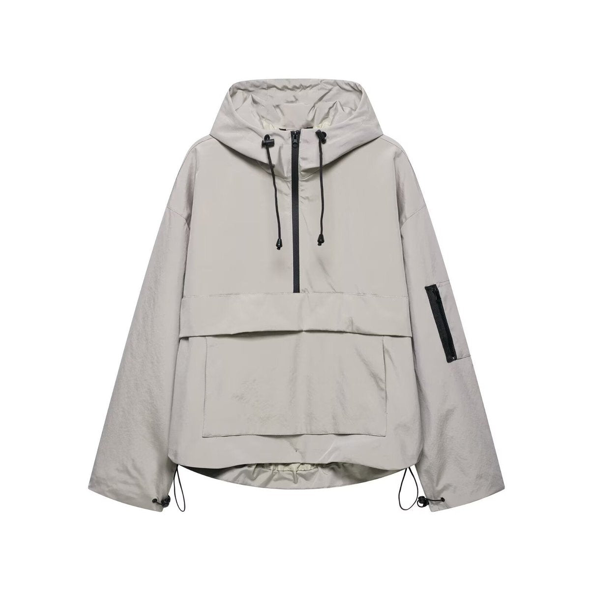 Harper Women's Pullover Anorak Jacket | Quilted, Hooded, Half-Zip 3