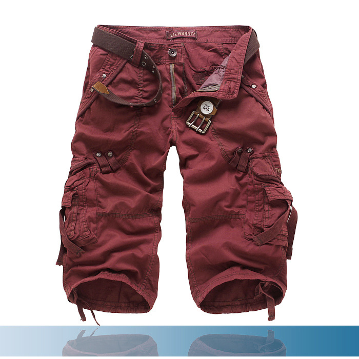 Haven Men's Cargo Shorts with Belted Multi-Pocket Design and Relaxed Fit 0