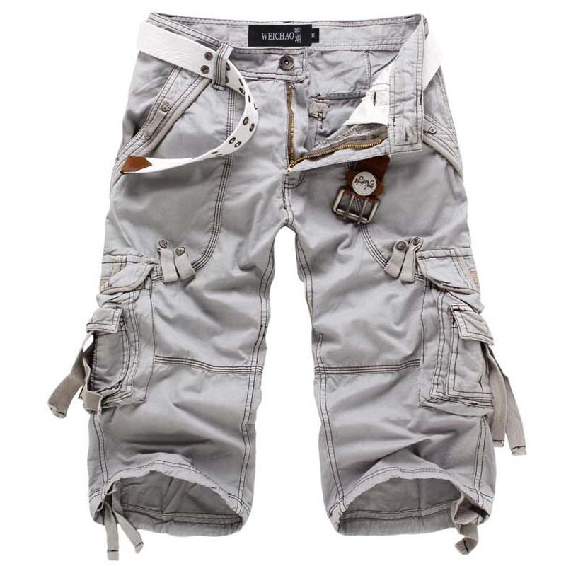 Haven Men's Cargo Shorts with Belted Multi-Pocket Design and Relaxed Fit 1